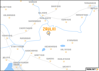map of Zaulki