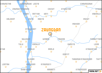 map of Zaungdan