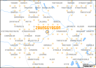 map of Zaunggyagon