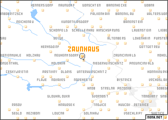 map of Zaunhaus