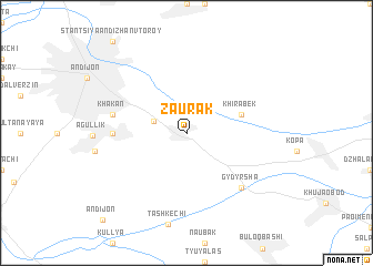 map of Zaurak