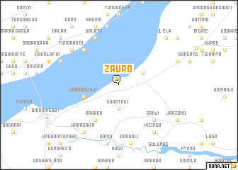 map of Zauro