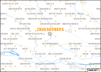map of Zaußenberg
