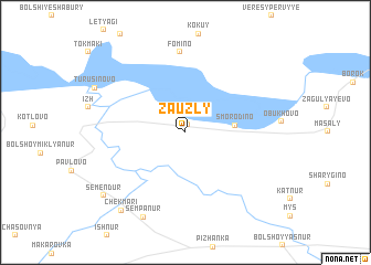 map of Zauzly