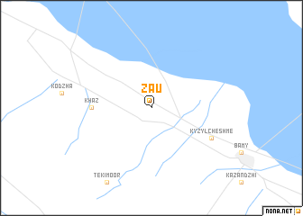 map of Zau