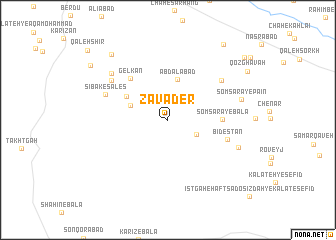 map of Zavāder