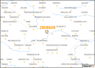 map of Zavadka