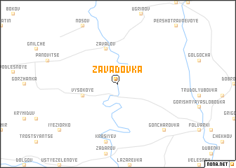 map of Zavadovka