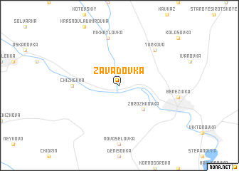 map of Zavadovka