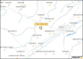 map of Zavadov