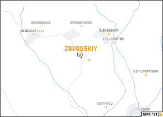 map of Zavadskiy