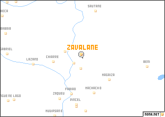 map of Zavalane