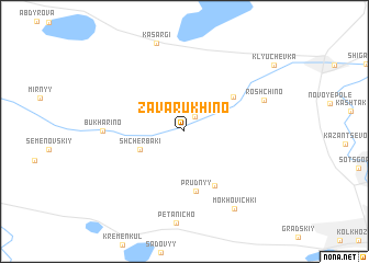 map of Zavarukhino