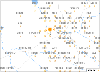 map of Zava