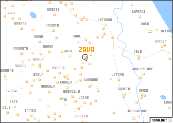 map of Zava