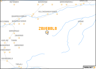 map of Zāv-e Bālā