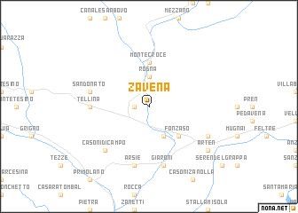 map of Zavena