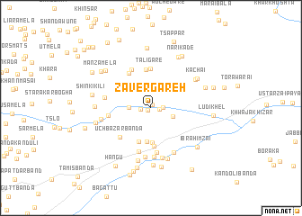 map of Zaver Gareh