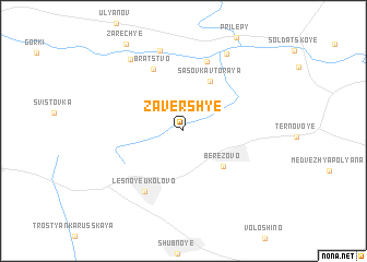 map of Zaversh\