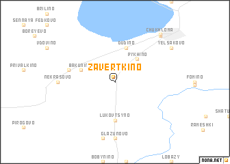 map of Zavertkino