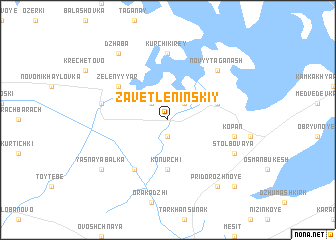 map of Zavet Leninskiy