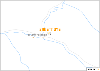 map of Zavetnoye