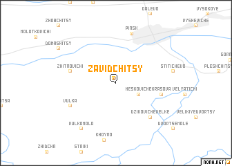 map of Zavidchitsy