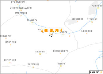 map of Zavidovka
