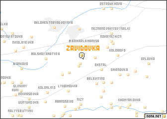 map of Zavidovka