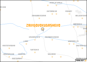 map of Zavidovo-Kudashëvo