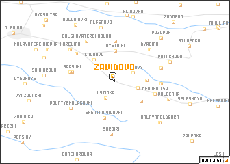 map of Zavidovo