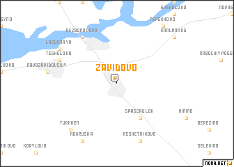 map of Zavidovo