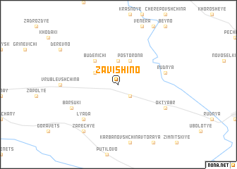 map of Zavishino