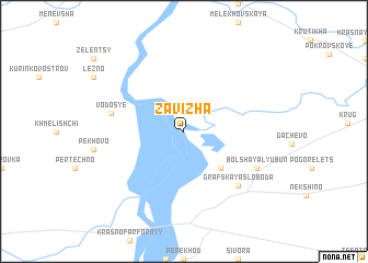 map of Zavizha