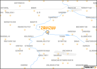 map of Zavizuv