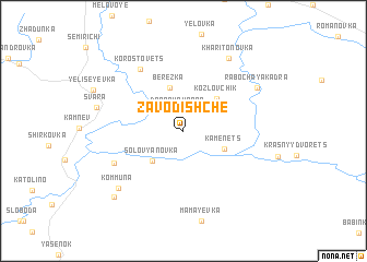 map of Zavodishche