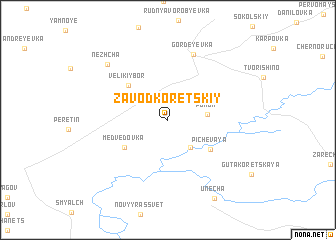 map of Zavod-Koretskiy