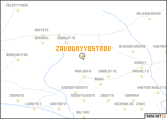 map of Zavodnyy Ostrov