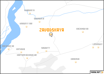 map of Zavodskaya