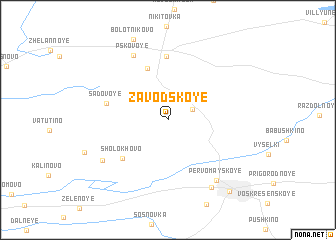 map of Zavodskoye