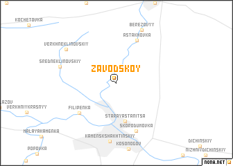 map of Zavodskoy