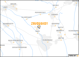 map of Zavodskoy