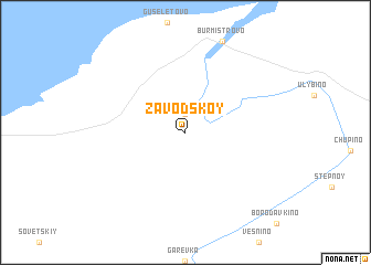 map of Zavodskoy