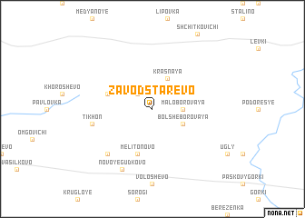 map of Zavod Starevo