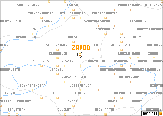 map of Závod