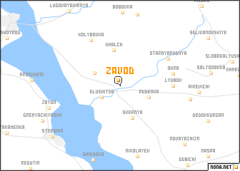 map of Zavod