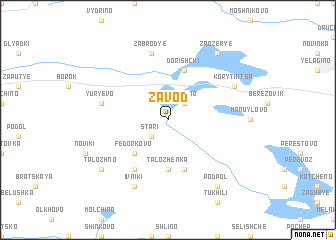 map of Zavod