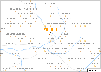 map of Zăvoiu