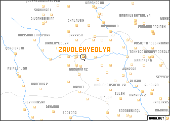 map of Zāvoleh-ye ‘Olyā