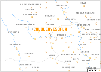 map of Zāvoleh-ye Soflá